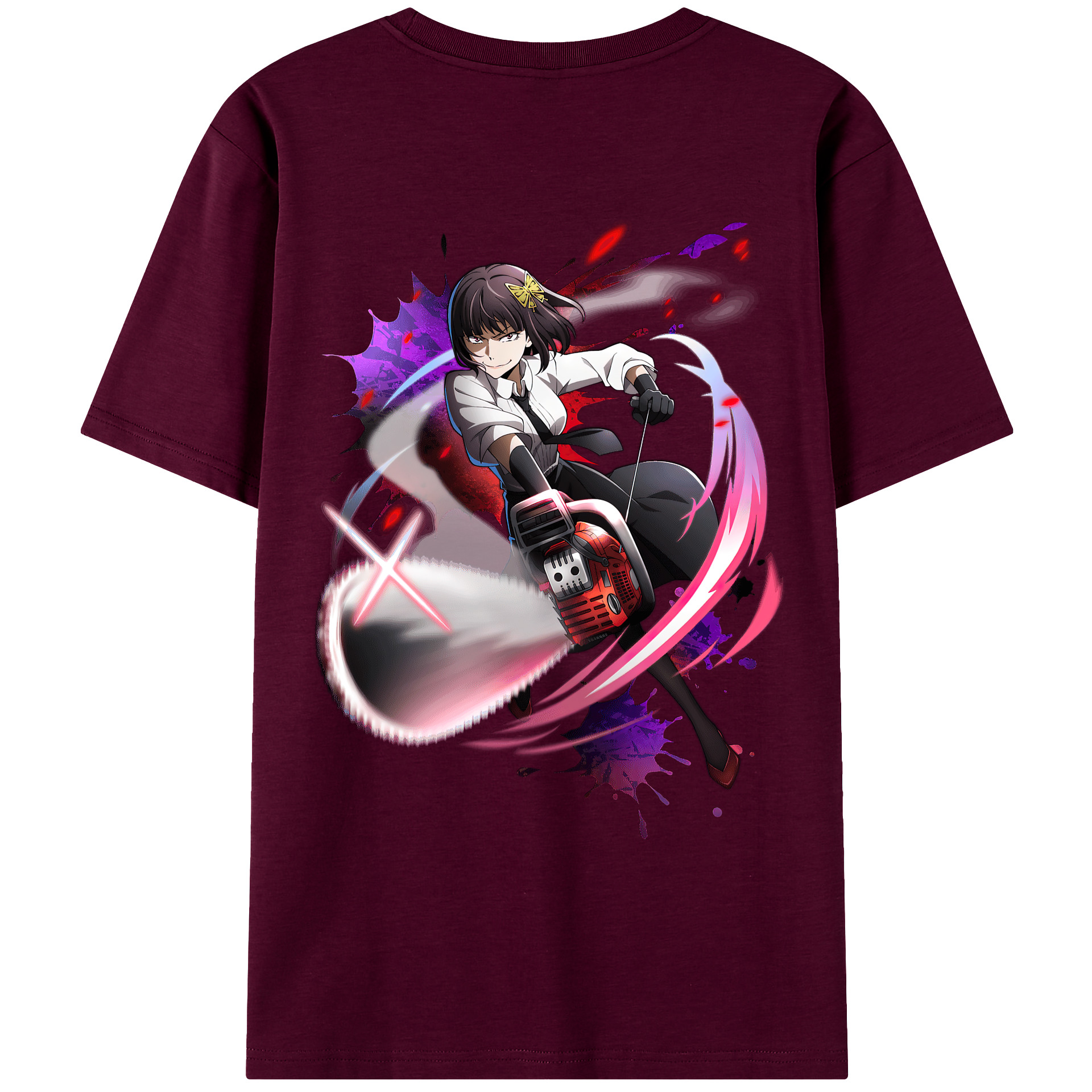 （画像用） 文豪ストレイドッグス Bungo Stray Dogs レディース半袖Tシャツ(バックプリント)